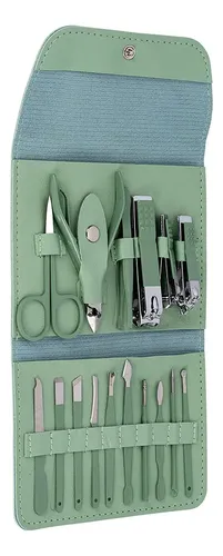 Set 16 Piezas De Manicura Pedicura Gadnic Higiene Personal
