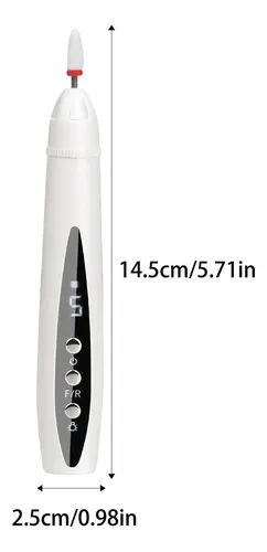 Uusr- Lima De Uñas Eléctrica: Pantalla Lcd Silenciosa Con .c