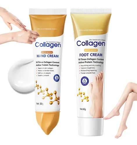 Crema Antiarrugas Manos Y Pies Colágeno 10x, Rápida