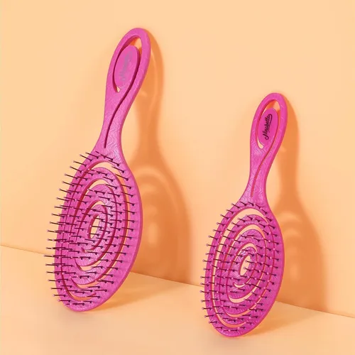 Cepillo Ninabella En Espiral For Desenredar El Cabello Húme