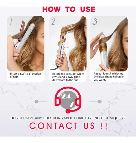 Plancha Y Rizador De Pelo 2 En 1 Blushmarks Airflow