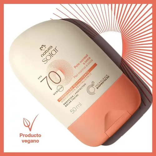 Protector Solar Facial Piel Normal A Seca Fps 70 Natura