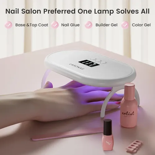 Lámpara De Uñas Uv Led Lasonas 24w Mini Portátil 3