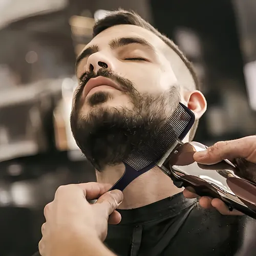 Peines Curvos Peluquería Barbería Negro 3 Piezas