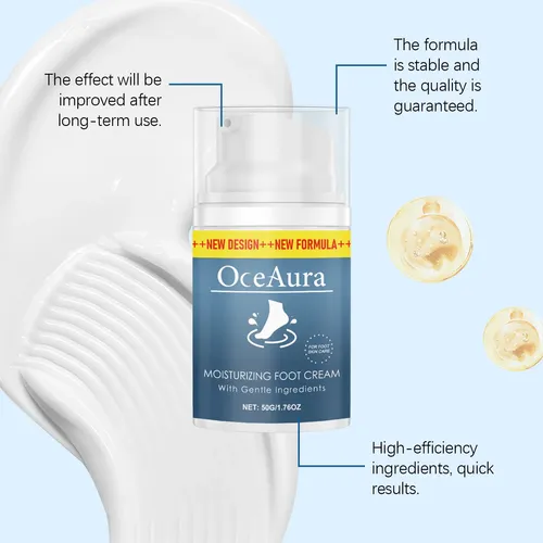 Crema Hidratante Para Pies Oceaura Para Pies Suaves Y Lisos