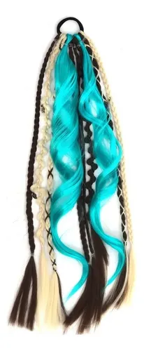 Trenza Dreadlock De Cola De Caballo Elástica Colorida Para