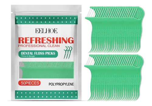 Palillos De Hilo Dental Eelhoe Para Limpieza De Dientes