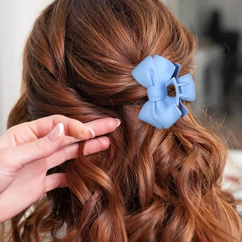 Pinzas Decorativas En Forma De Lazo, Accesorio Para Cabello