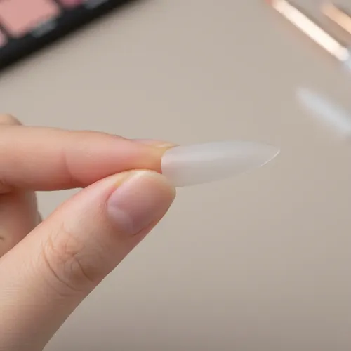 Tips Stiletto Soft Gel 240 Mely Nails Transparente Mate