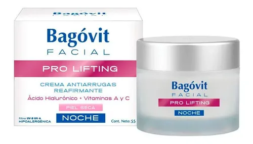 Bagovit Pro Lifting Crema Noche Piel Seca Anti Arrugas 55g