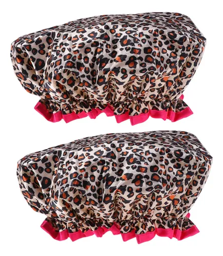 6 Gorros De Baño Impermeables De Doble Capa Creative
