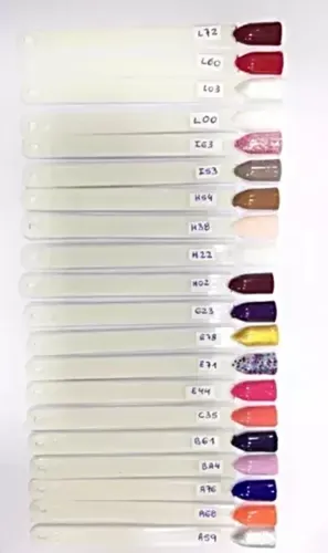 6 Esmaltes Semipermanentes Gel On-off Cabina Vanta X 15 Ml.