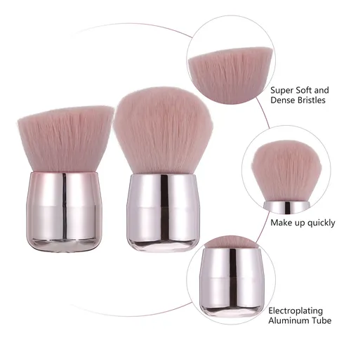 Polvo Suelto En Forma De Hongo Para Colorete Facial Líquido,
