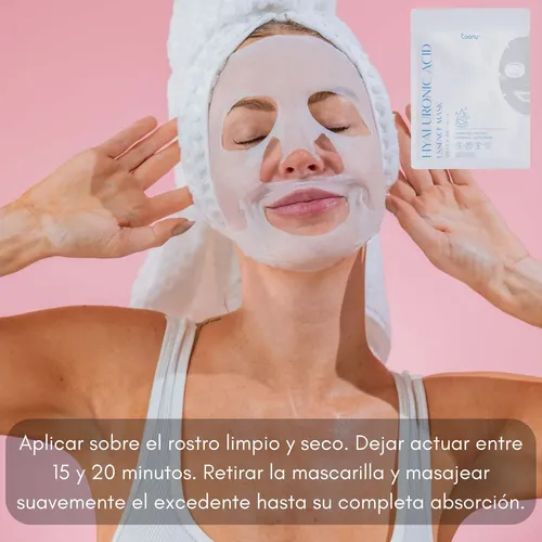 Mascara Facial Coreana Coony Hialuronico Piel Seca Hidrata