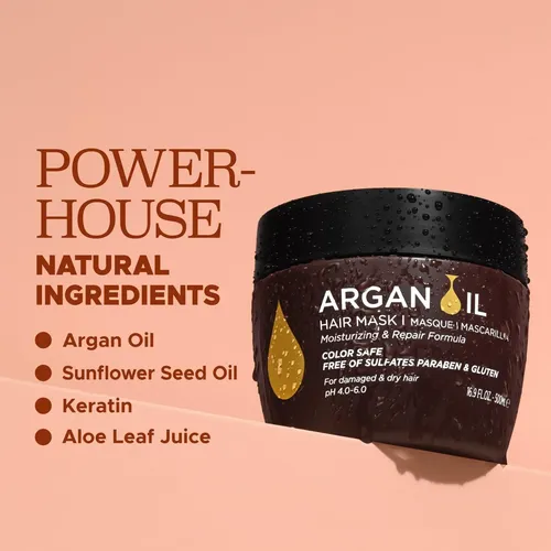 Mascarilla Capilar Luseta Con Aceite De Argán, Acondicionado