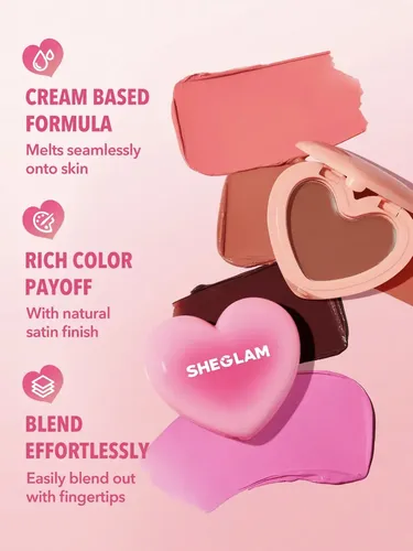 Sheglam Rubor En Forma De Corazon Colorete Para Mejillas Tono Del Maquillaje Devotion