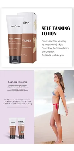 Loción Autobronceadora Natural, Sin Daños Uv
