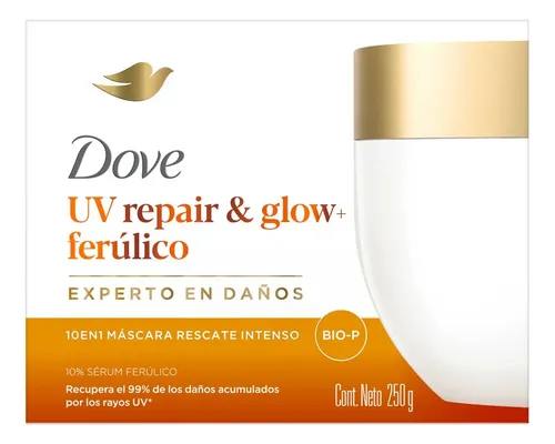 Tratamiento De Rescate 10 En 1 Uv Repair & Glow 250g Dove