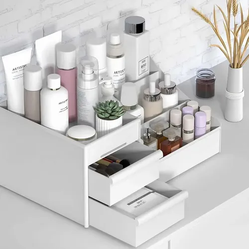Organizador Maquillaje Cremas Escritorio Oficina Cajones