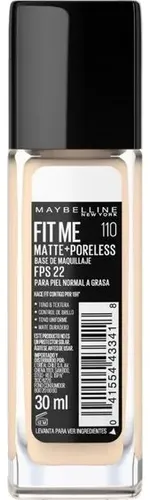 Maybelline – Fit Me Matte + Poreless Base Liquida Maquillaje