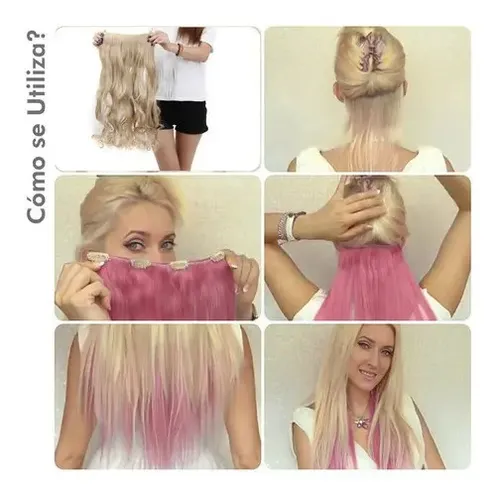 Extensiones De Cabello Órganicas Tipo A Taurina Estilo Extensiones, Rubio Beige Ondulado De 55cm – 1 Mecha Por Paquete