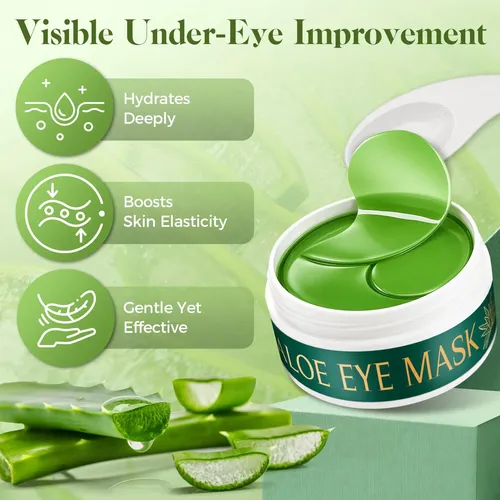 Nexkayee Parches Hidrogel Contorno De Ojos Aloe