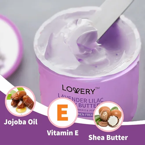 Manteca Corporal De Lavanda Y Lilas – Crema De Karité Con Ac