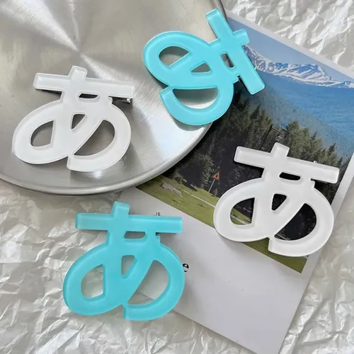 Broches Para El Pelo Hechos A Mano Con Caracteres Japoneses