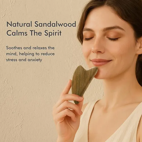 Masajeador Facial Y Corporal Gua Sha Tool Chosin, Madera De