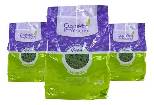 Kit X3 Ceras En Perlas Vegetal Cosmética Profesional 800g