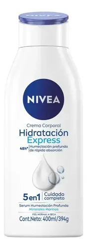 Crema Corporal Nivea Hidratación Express Piel Normal A Seca