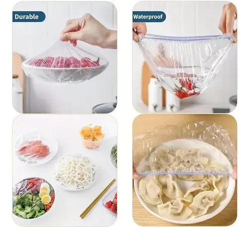 200 Tapas Desechables Para Placas De Plástico