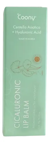 Coony Balsamo Labial Cicaluronic Ultra Hidratante 10g Corea
