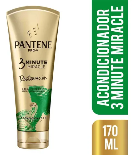 Acondicionador Pantene 3 Minute Miracle Restauración 170 Ml