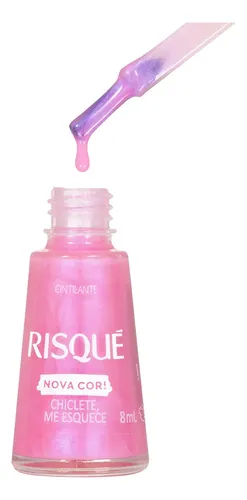Esmalte Para Uñas Brillante 8ml Chicle Olvídame Risqué