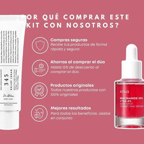 Wad Combo Iluminador Facial – Niacinamida + Crema Hidratante