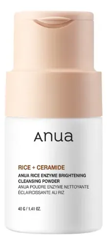 Anua Rice Enzyme Brightening Limpiador Facial En Polvo 40g