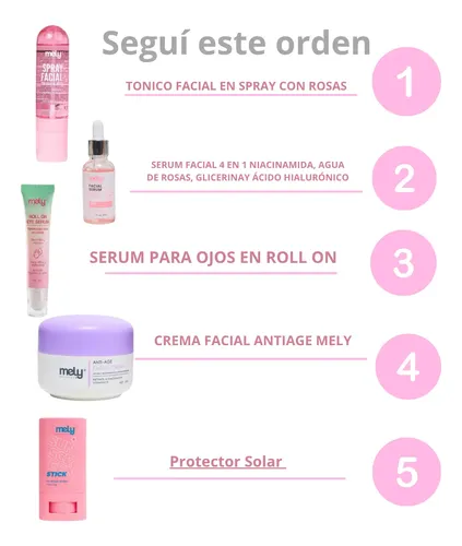 Rutina Skincare Antiarrugas Antiedad+vincha Rigida Muñequera