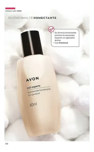 Nail Experts Avon Quitaesmalte Sin Acetona Humectante