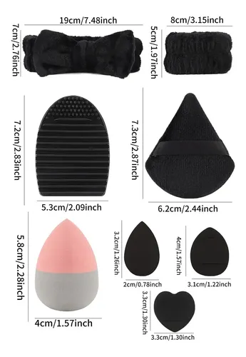 Set De 40 Brochas De Maquillaje Portátiles