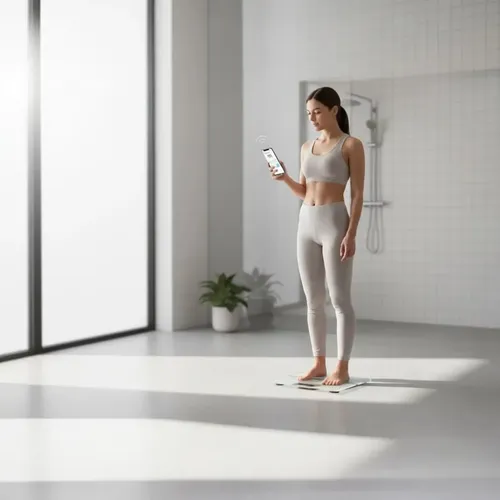 Balanza Digital Klasse Bluetooth para Personas con Medidor de IMC y Grasa Corporal