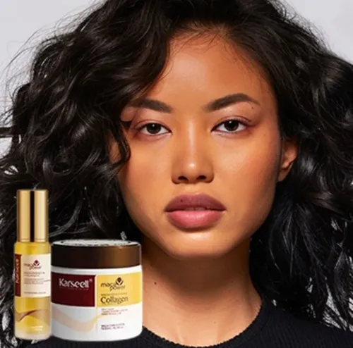 Mascarilla Capilar Colágeno Karsell + Serum Óleo Reparador