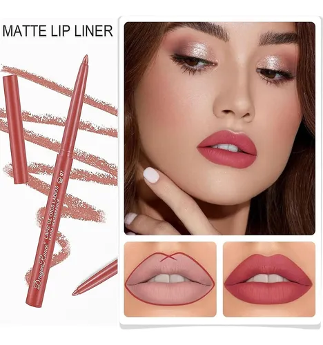 Combo Delineadores Labios 12 Colores Denestup
