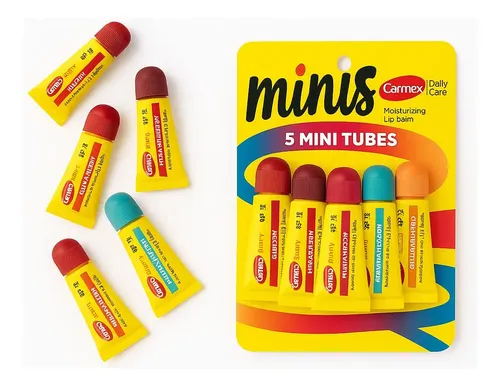 Pack X5 Mini Bálsamo Carmex Protector Solar Lip Amazon