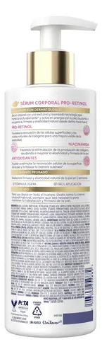 Dove Sérum Corporal Pro-Retinol Reafirmante, Recupera Elasticidad e Hidratación, 400 ml