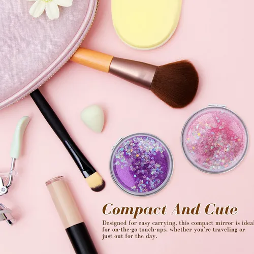 Espejo De Maquillaje Portátil Con Aumento