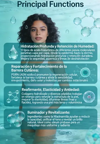 Sérum Hidratante De Ácido Hialurónico 1 Ml X 10 U