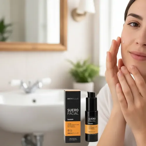 Biobellus Suero Facial Iluminador 30cc Vitamina C Y E