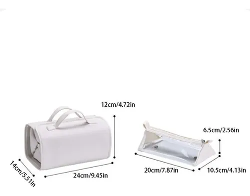 Neceser De Maquillaje Plegable E Impermeable Para Viaje