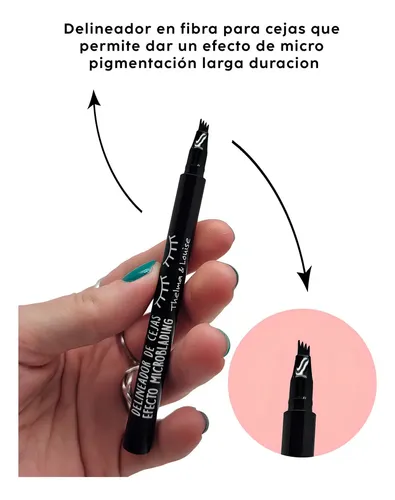 Delineador De Cejas Microblanding Thelma & Louise Castaño Oscuro